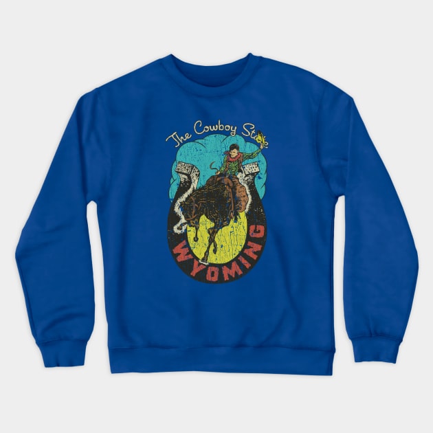 Wyoming The Cowboy State 1890 Crewneck Sweatshirt by JCD666